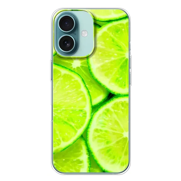 Чехол с принтом «Лайм» для iPhone 16 Plus