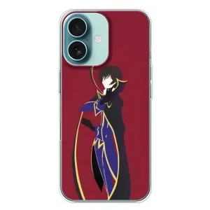 Чехлы Персонажи Аниме Наруто для iPhone 16 Plus (AlphaPrint) (Лелуш Ламперуж)
