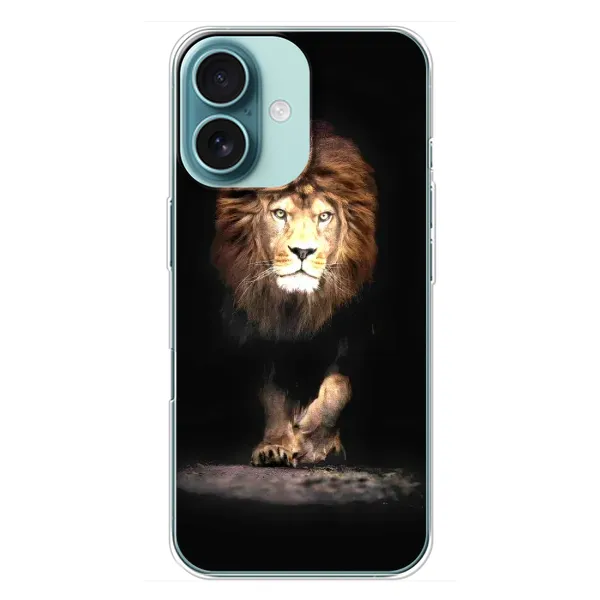 Чехол с принтом «Лев» для iPhone 16 Plus Чехол с принтом «Лев» для iPhone 16 Plus