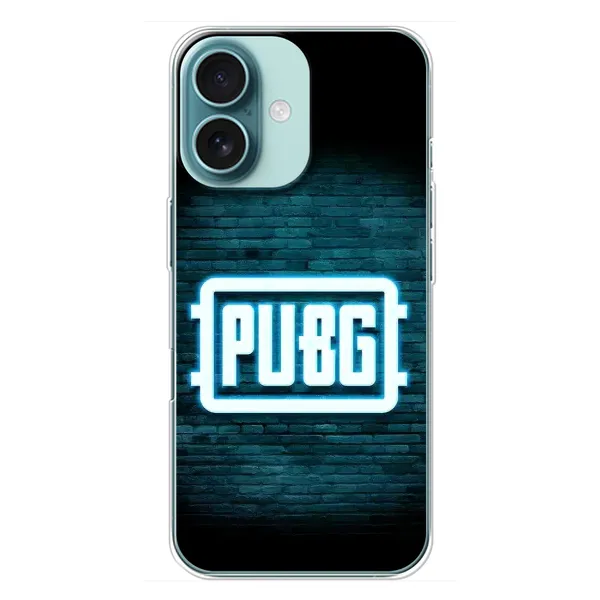 Чехол с принтом «Лого PUBG» для iPhone 16 Plus Чехол с принтом «Лого PUBG» для iPhone 16 Plus