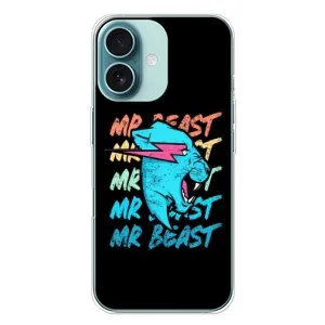 Чехлы Мистер Бист для Айфон 16 Плюс (logo Mr beast)