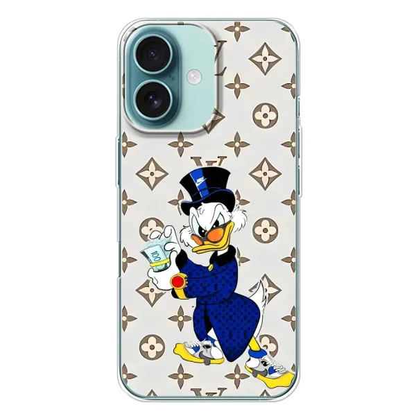 Чохол з принтом «Макдак на стилі» для iPhone 16 Plus