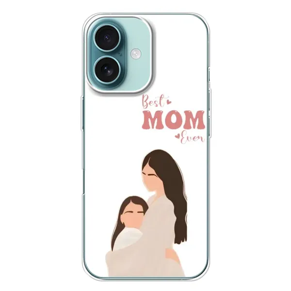 Чехол с принтом «Мама и дочка» для iPhone 16 Plus Чехол с принтом «Мама и дочка» для iPhone 16 Plus