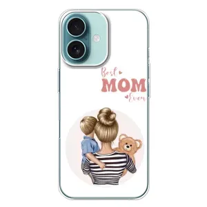Чохли для мами на iPhone 16 Plus (Мама і син)