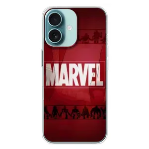 Чехол МАРВЕЛ для Айфон 16 Плюс (AlphaPrint) (MARVEL)