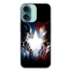 Чехлы с героями Марвел iPhone 16 Plus (VPrint) (Марвел стайл)