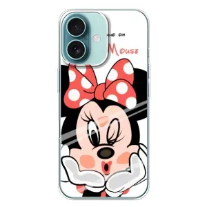 Эксклюзивный чехол для iPhone 16 Plus (AlphaPrint - Мультяшные) (Маус Минни)