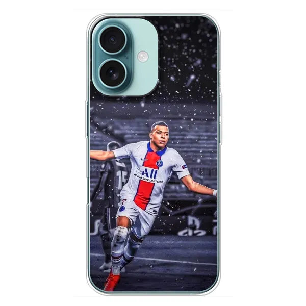 Чохол з принтом «Mbappe PSG» для iPhone 16 Plus