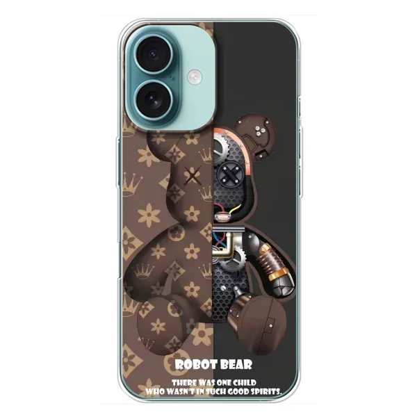 Чохол з принтом «Ведмідь Луі Вітон» для iPhone 16 Plus Чохол з принтом «Ведмідь Луі Вітон» для iPhone 16 Plus