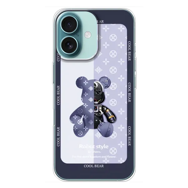 Чохол з принтом «Медведик LV» для iPhone 16 Plus Чохол з принтом «Медведик LV» для iPhone 16 Plus