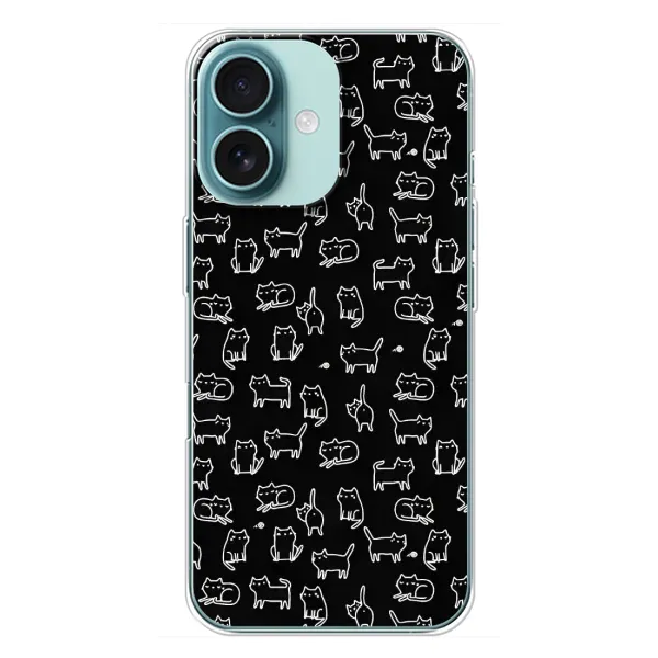 Чохол з принтом «Маленькі котики» для iPhone 16 Plus
