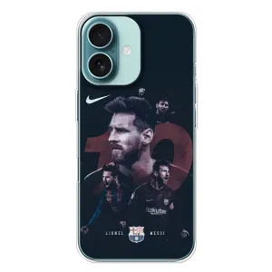 Чехлы Месси для iPhone 16 Plus (AlphaPrint) (Месси 10)