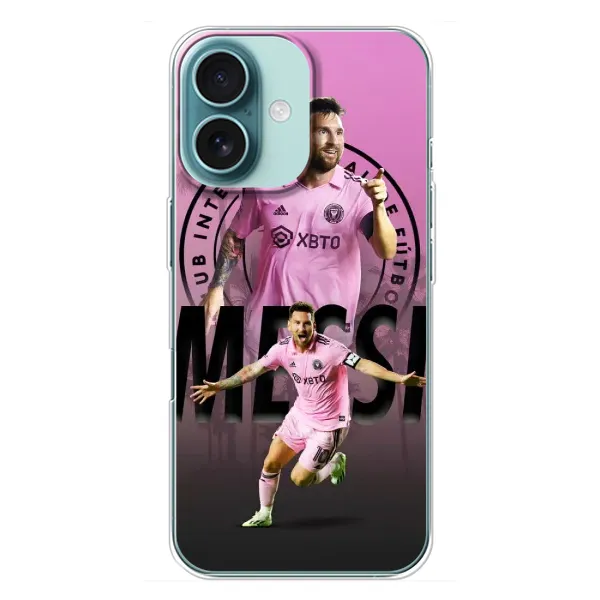 Чехол с принтом «Messi Miami» для iPhone 16 Plus