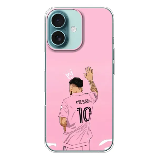 Чехол с принтом «Месси Маями» для iPhone 16 Plus