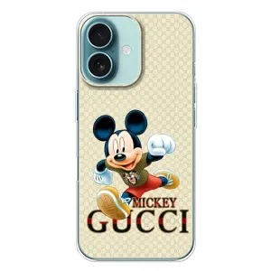 Чехол Disney Mouse iPhone 16 Plus (PREMIUMPrint) (Mikki Gucci)