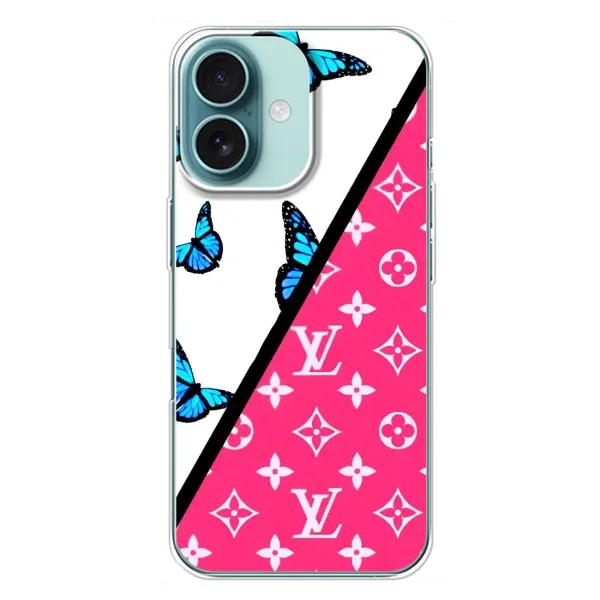 Чехол с принтом «Мода LV» для iPhone 16 Plus