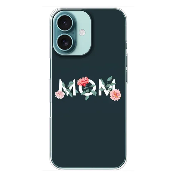 Чехол с принтом «Mom дизайн» для iPhone 16 Plus Чехол с принтом «Mom дизайн» для iPhone 16 Plus