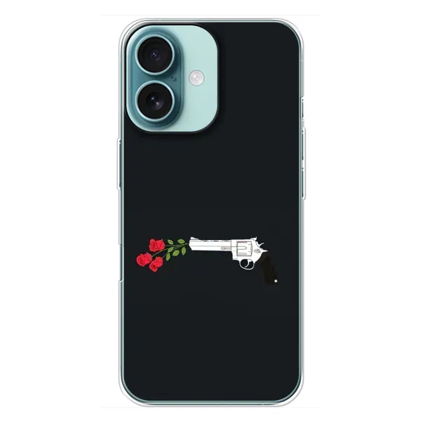 Чехол с принтом «Неожиданные цветы» для iPhone 16 Plus