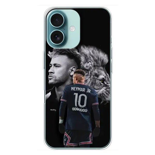 Чохол з принтом «Неймар Лев» для iPhone 16 Plus