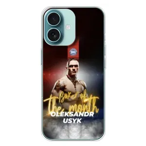 Чехол с картинкой Александр Усик для iPhone 16 Plus (Olexandr Usyk)