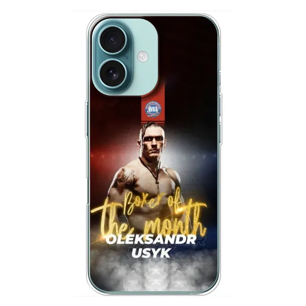 Чехол с принтом «Olexandr Usyk» для iPhone 16 Plus