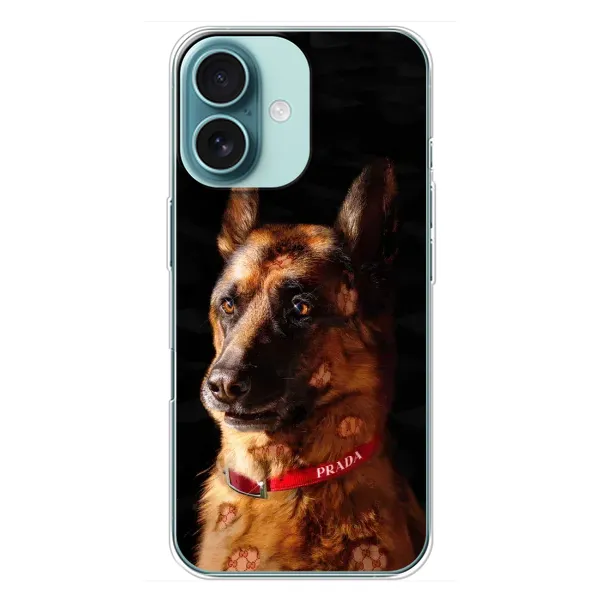 Чохол з принтом «Овчарка» для iPhone 16 Plus