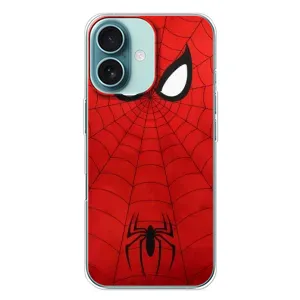 Чехол с человеком пауком для iPhone 16 Plus - (AlphaPrint) (Паук (Марвел))
