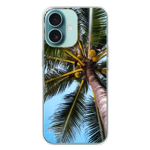 Чехол с принтом «Пальма» для iPhone 16 Plus
