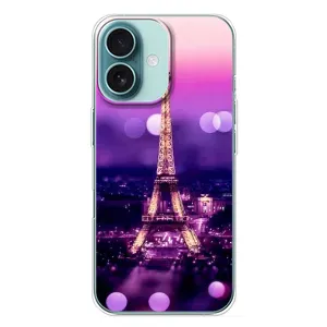 Чехол Эйфелева Башня для iPhone 16 Plus - (AlphaPrint) (Париж Башня)