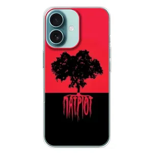 Украинские Чехлы для iPhone 16 Plus с картинкой УПА (AlphaPrint) (Патриот)