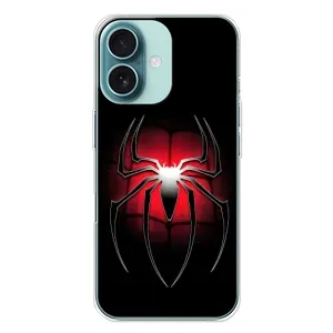 Чехол с человеком пауком для iPhone 16 Plus - (AlphaPrint) (Паук марвел)