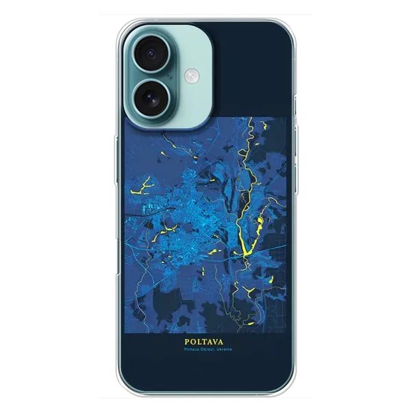 Чехол с принтом «Полтава» для iPhone 16 Plus