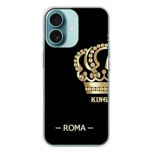 Чехлы для iPhone 16 Plus (VPrint) - Футбольные клубы (Roma)