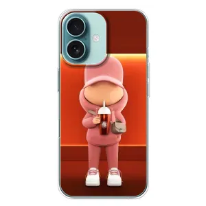 Крутые Чехлы Луи Виттон для iPhone 16 Plus (AlphaPrint) (С Кофе)