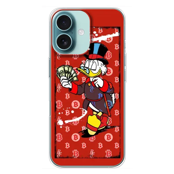 Чохол з принтом «Scrooge MagDag» для iPhone 16 Plus