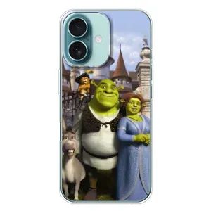 Чехол с мультфильмом Шрек на iPhone 16 Plus
