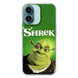 Чохол з мультфільмом Шрек на iPhone 16 Plus (Усміхнений Шрек)