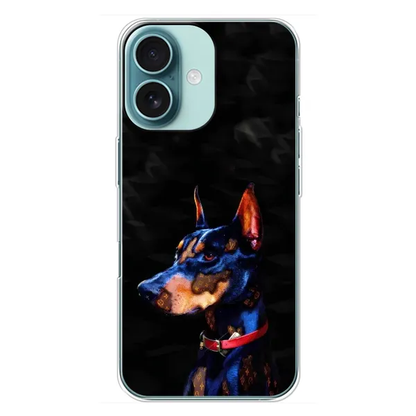 Чохол з принтом «Собака» для iPhone 16 Plus