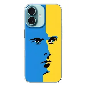 Украинские Чехлы для iPhone 16 Plus с картинкой УПА (AlphaPrint) (Степан Бандера)