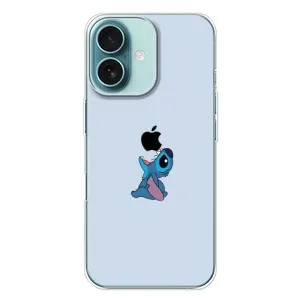 Чохол з принтом Стіч на iPhone 16 Plus (Stitch apple)