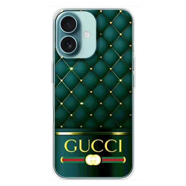 Чехол с принтом «Текстура Гуччи» для iPhone 16 Plus Чехол с принтом «Текстура Гуччи» для iPhone 16 Plus