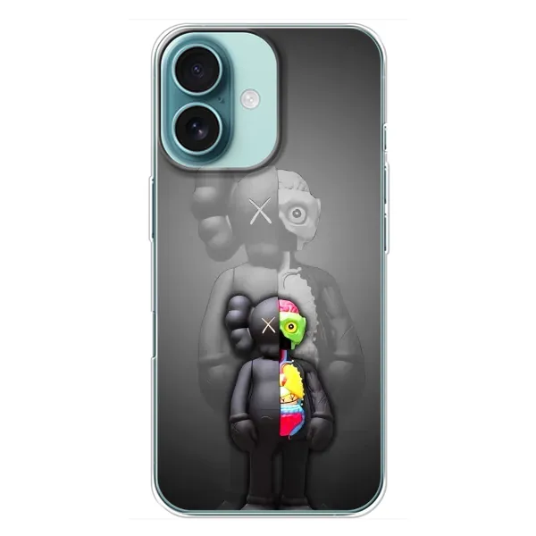 Чехол с принтом «Тело Bearbrick» для iPhone 16 Plus