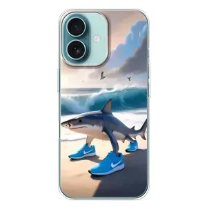 Чехол с мемом Тралалело тралала на iPhone 16 Plus