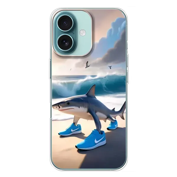 Чохол з принтом «Тралалело тралала» для iPhone 16 Plus Чохол з принтом «Тралалело тралала» для iPhone 16 Plus