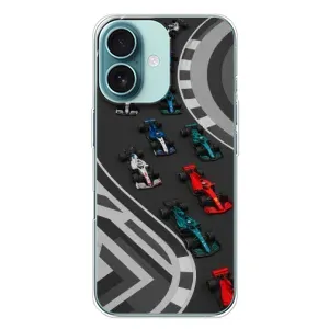 Чохол з принтом «Траса Ф1» для iPhone 16 Plus