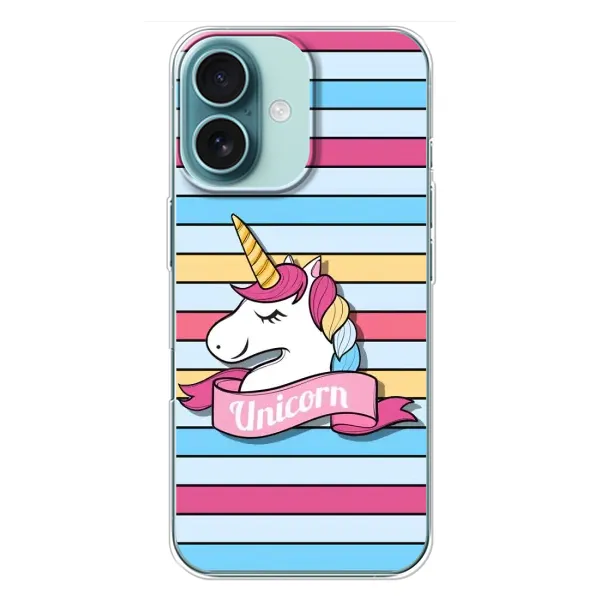 Чохол з принтом «Unicorn» для iPhone 16 Plus Чохол з принтом «Unicorn» для iPhone 16 Plus