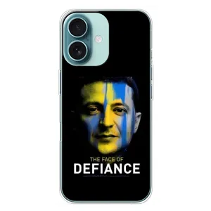 Чехол для iPhone 16 Plus (AlphaPrint - с принтом Зеленского) (В. Зеленский)