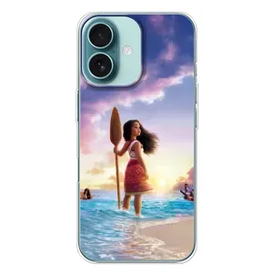 Чохол з мультфільмом Ваяна iPhone 16 Plus (Моана з веслом)