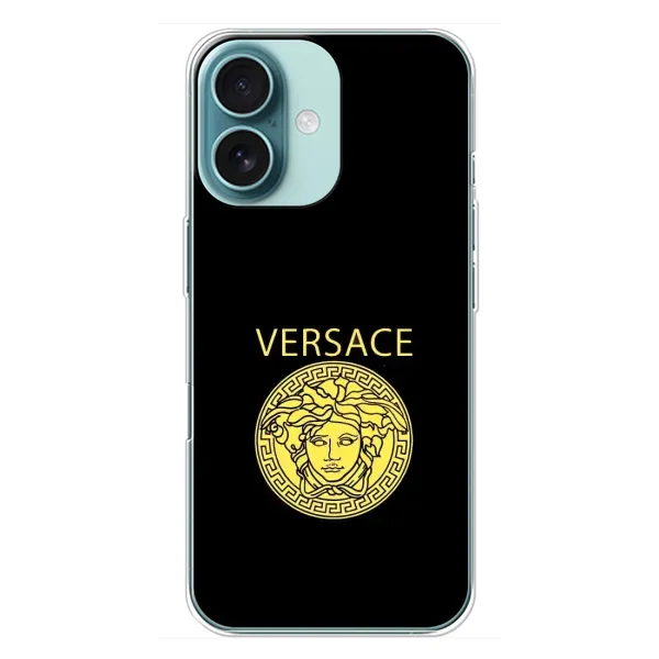 Чехол с принтом «Versace» для iPhone 16 Plus