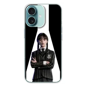 Чехлы Венсдей на iPhone 16 Plus Уэнсдей (AlphaPrint) (W-Wednesday)